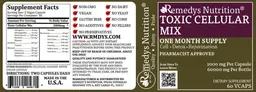Label for Toxic Cellular Mix