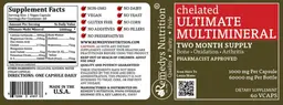 Label for Ultimate Multimineral