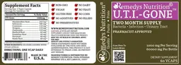 Label for U.T.I.-Gone