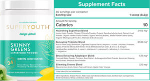 Skinny Greens Superfood Powder Mango Spl