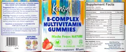 Label for B-Complex Multiviamin Gummies