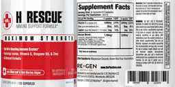 Label for H Rescue
