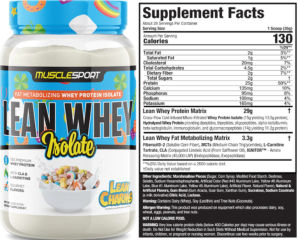 Lean Whey Isolate Lean Charms