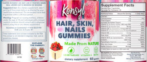 Hair, Skin, Nails Gummies