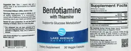 Label for Benfotiamine with Thiamine
