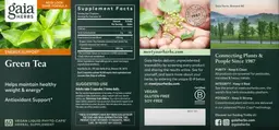 Label for Green Tea
