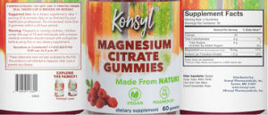 Magnesium Citrate Gummies 70 mg
