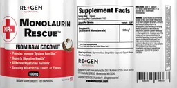 Label for Monolaurin Rescue