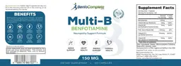 Label for Multi-B Benfotiamine 150 mg