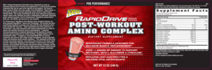 RapidDrive Post-Workout Amino Complex Fr