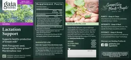 Label for Lactation Support