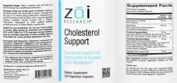 Label for Cholesterol Support