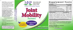 Label for Joint Mobility Factors