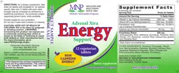 Label for Adrenal Xtra Energy Support