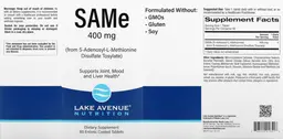Label for SAMe 400 mg