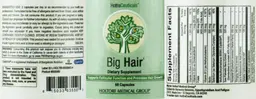 Label for Big Hair
