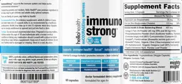 Label for ImmunoStrong