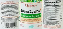 Label for Super Lysine+ Immune Support