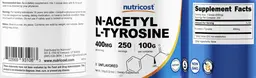 Label for N-Acetyl L-Tyrosine 400 mg