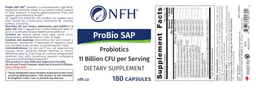 Label for ProBio SAP