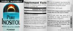 Label for Pure Inositol Powder