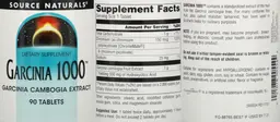 Label for Garcinia 1000