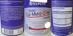 Kids Cal-Mag-Zinc Liquid Tropical Berry