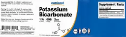 Label for Potassium Bicarbonate 1.3 g
