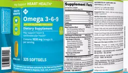 Label for Omega 3-6-9