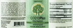 Label for CoQ10 Plus