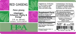 Label for Red Ginseng