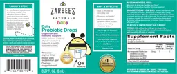 Label for Daily Probiotic Drops