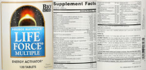 Label for Life Force Multiple