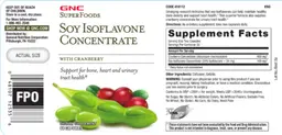 Label for Soy Isoflavone Concentrate with Cranberry