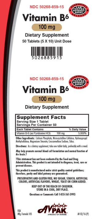 Vitamin B6 100 mg