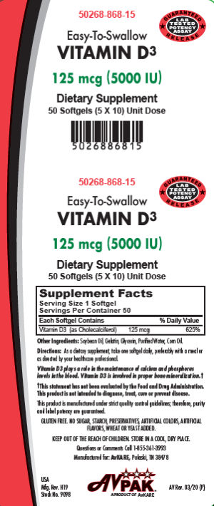Vitamin D3 125 mcg