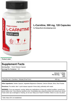 L-Carnitine 500 mg