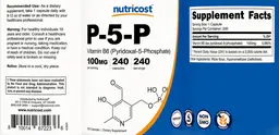 Label for P-5-P 100 mg