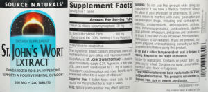 St. John's Wort Extract 300 mg