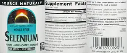Label for Selenium 200 mcg