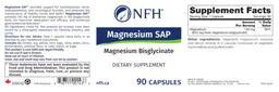 Label for Magnesium SAP