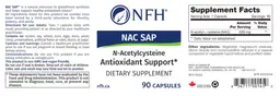 Label for NAC SAP