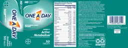 Label for Women's Active Metabolism
