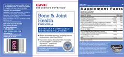 Label for Bone & Joint Health Formula