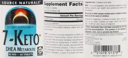 Label for 7-Keto 50 mg