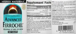 Label for Advanced Ferrochel 27 mg