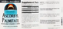 Label for Ascorbyl Palmitate