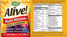 Alive! Multi-Vitamin Adult Gummies