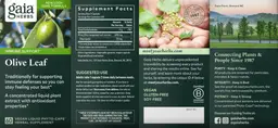 Label for Olive Leaf