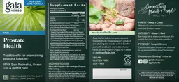Label for Prostate Health